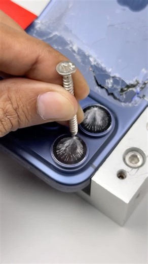 Nitessh Rajdev | Tech Content Creator on Instagram: "Nail vs iPhone 17 Pro Max? 😱 Scratch test gone wild!"