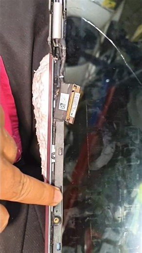 broken display hinch repair done #fixing #repair #repairshorts #laptop #fix #fixingsolutions #fixd