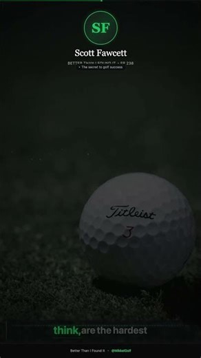 Scott Fawcett on Emotional Control in Golf