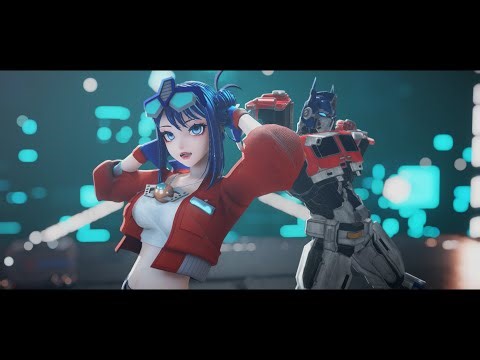 mmd / transformers / Giga - プレイ (PLAY) ft. Miku . / Optimus Prime