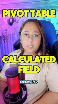 Learn How To Use The Calculated Field In Pivot Table In Excel #shorts