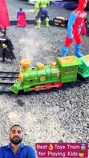 Amazing Toy Train Track Setup | Looks Like a Real Train 😲🚉 00025 #ToyTrain #shorts