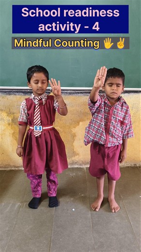 School readiness activity - 4 | Mindful Counting | Back to school #backtoschool #schoolreadiness