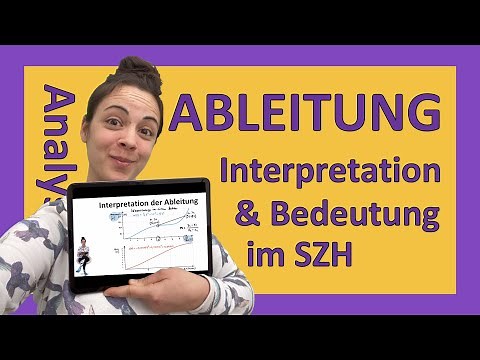Interpreting the derivative – it's easy with this trick! | Explanation and illustrative example