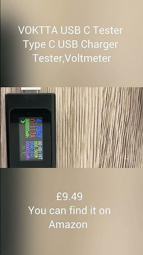VOKTTA USB C Tester Type C USB Charger Tester,voltmeter