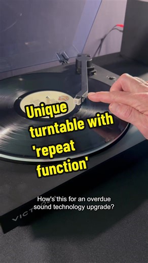Victrola Automatic Turntable: Innovative Repeat Feature