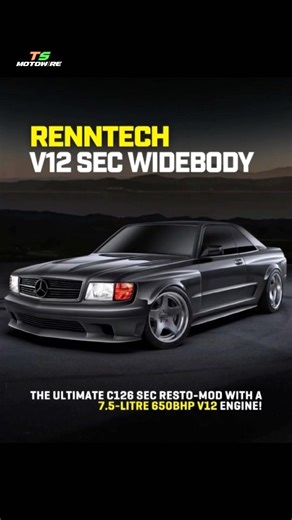 Renntech V12 SEC Mercedes C126 WIDEBODY by American Tuner “Renntech”