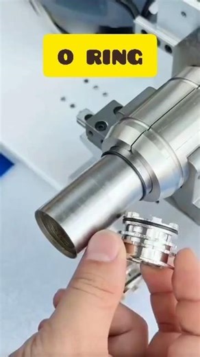 how to work semi automatic O-ring installation machine? #machine #ringinstallation #satisfying