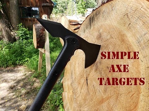 How to Set Up an Axe Target