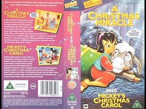 Opening of A Christmas Miracle & Mickey's Christmas Carol UK VHS (1997)