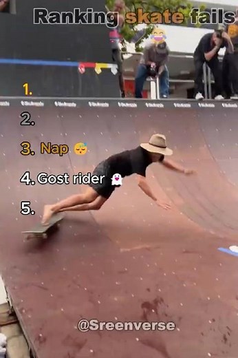Ranking skate fails 🛼🛹😂