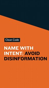 Uncover the secret to enhancing your code’s readability and reducing misunderstandings with intentional naming. Dive into our latest Reel to see how precise names can turn your code from confusing to crystal clear! #cleancode #codingtips #codingbestpractices #softwaredevelopment #orangeandbronze #onbway #onlybetter | Orange & Bronze