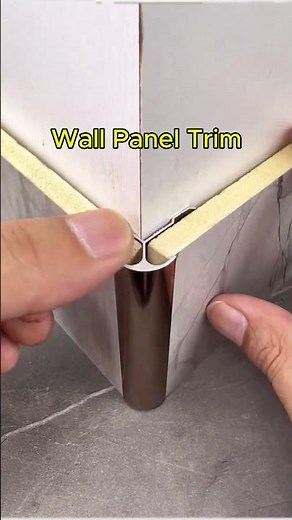 How to Install Aluminum Alloy Wall Panel Trim Profiles | #InteriorDesign
