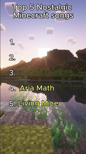 5 best minecraft Songs… 😭