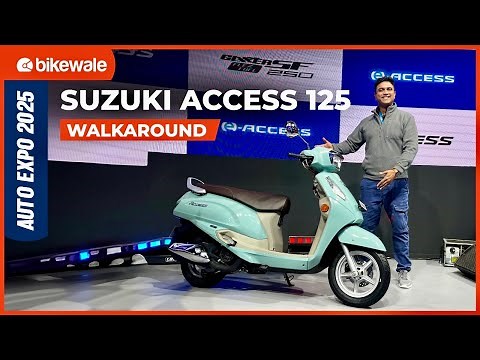 2025 Suzuki Access 125 Walkaround | Everything You Need To Know! | BikeWale
