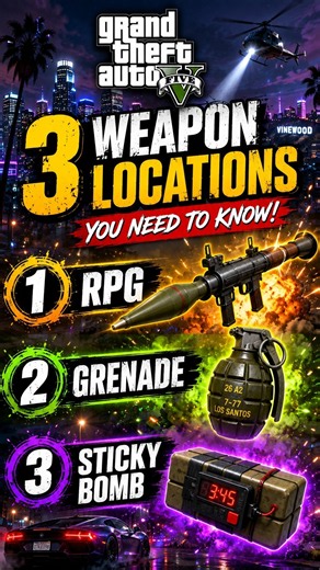 3 Secret GTA 5 Weapon Locations You Need to Find 🔫