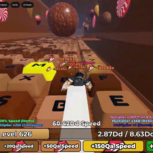 New Trick Unlock😱World 1 +1 Speed Escape Keyboards 💕 #roblox