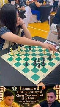 The Winning Process of WFM Jemaicah Mendoza Kamatyas FIDE-Rated Chess Festival 2025 18th Ed. #chess