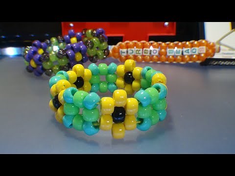 TurboBeads: Flower Square Bracelet Tutorial