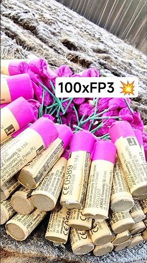 FP3 100x Polenböller ⚡💥🚀 #polenböller #experiment #theoftlerer