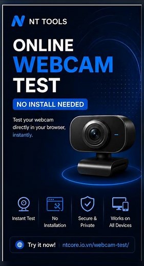 Online Webcam Test 🎥 No Install Needed
