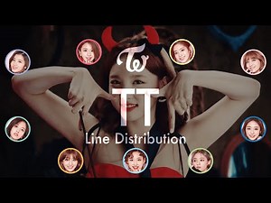 TWICE - TT (Line Distribution + Color Coded Lyrics)