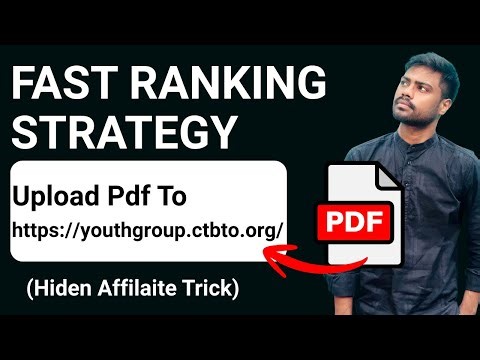 Upload PDF on (youthgroup.ctbto.org) & Rank #1 on Google FAST | CPA Marketing Tips & Tricks