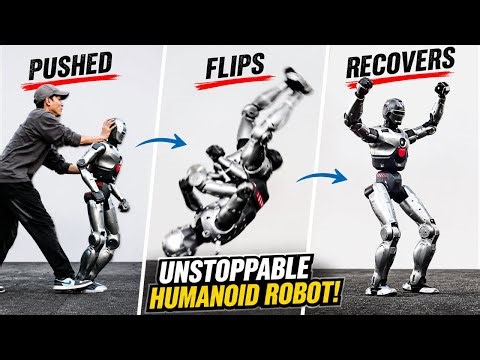 Humanoid Robot Gets Pushed and Instantly Recovers Like a Human