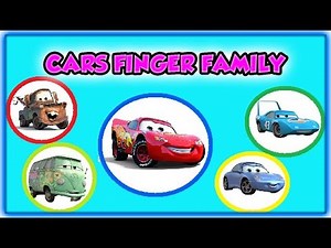 The Finger Family Cars Family Nursery Rhyme | Cars Finger Family Songs