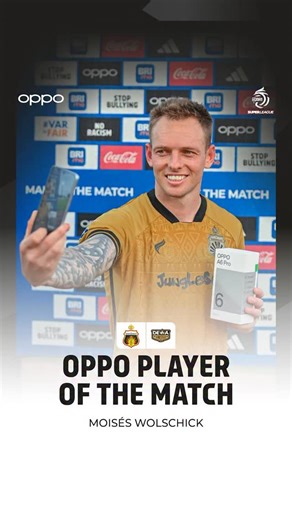 BRI Super League on Instagram: "𝐎𝐏𝐏𝐎 𝐏𝐋𝐀𝐘𝐄𝐑 𝐎𝐅 𝐓𝐇𝐄 𝐌𝐀𝐓𝐂𝐇 Bhayangkara Presisi Lampung FC vs Dewa United Banten FC | Moisés Wolschick #BRISuperLeague #OPPOPOTM #OPPOFootball #LagaPenuhMomen #OPPOA6Pro"