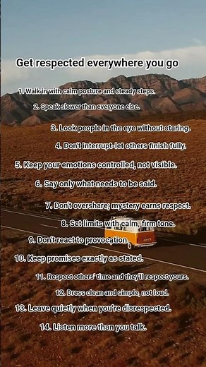 14 Ways to Get Respect Everywhere