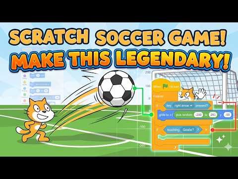 Scratch Soccer Game ⚽ | Fun Coding Project for Beginners #scratch #scratchtutorial #games