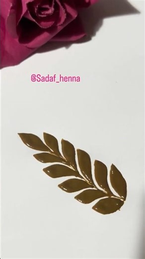Bold 🍃 Vine Mehndi Design Tutorial for Beginners #shorts