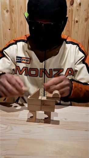 Little Animals from Blocks #shorts #blockanimals #woodenblocks #toyanimals #kidscreativity #viral