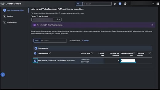 How can I perform device conversion to Smart License, in Cisco License Central (CLC)? - Cisco Video Portal