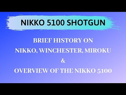Nikko 5100 Over Under Shotgun - Winchester / Miroku 12 Gauge Shotguns