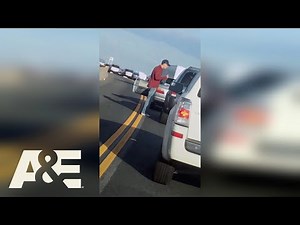 Man Flips His SUV Trying To Attack Driver Who Spit on Him | Road Wars | A&E