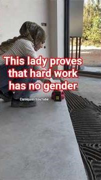 This lady proves that hard work has no gender