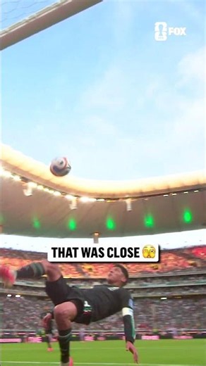 It was ruled offside, but a truly incredible effort on this goal line clearance by Edson Álvarez