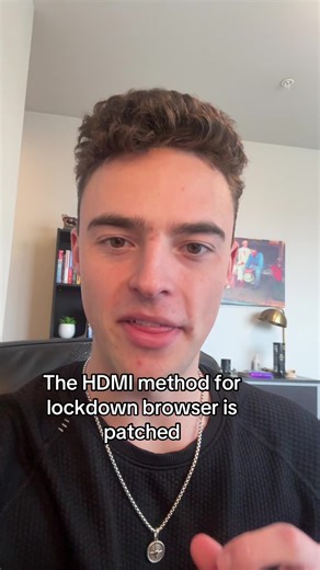 They really patched the HDMI cheating method on lockdown browser #college #study #exams #collegetips