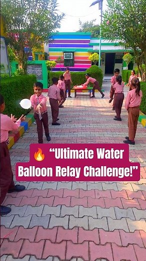 Extreme Water Balloon Relay Race!