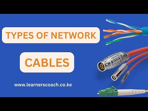 Types of Network cables and Specifications - Fiber Optic, Coaxial, Twisted Pair