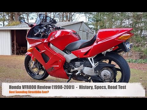 Best Sounding Motorcycle? Gen 5 Honda VFR800 Road Test Review (1998-2001)