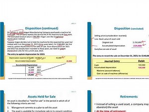 ACC 311 - CH 11 - Dispositions