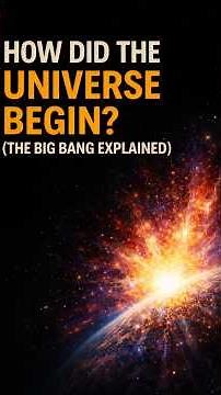 How Did the Universe Begin? | The Big Bang Explained 🌌