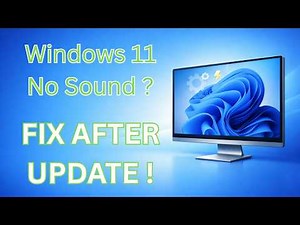 Windows 11 No Sound After Update? Complete Audio Fix (Step-by-Step) | 2026