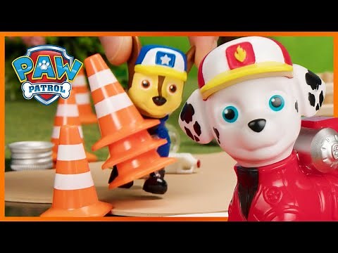 Big Truck Pups Clean Up Chocolate 🍫- PAW Patrol - Toy Pretend Play Rescue for Kids