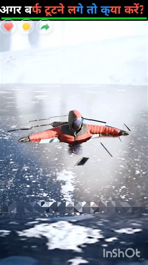 What To Do If You Fall Through Ice 😨#sorts