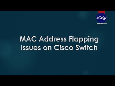 MAC Address Flapping Issue on Cisco Switch