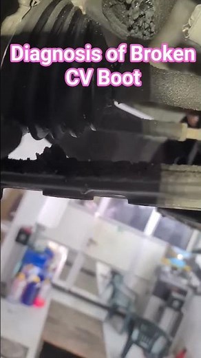 Diagnosis of a Torn CV Joint Boot #mechanic #automobile #diagnosis
